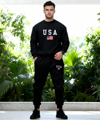 USA Sweatshirt & Jogger Set