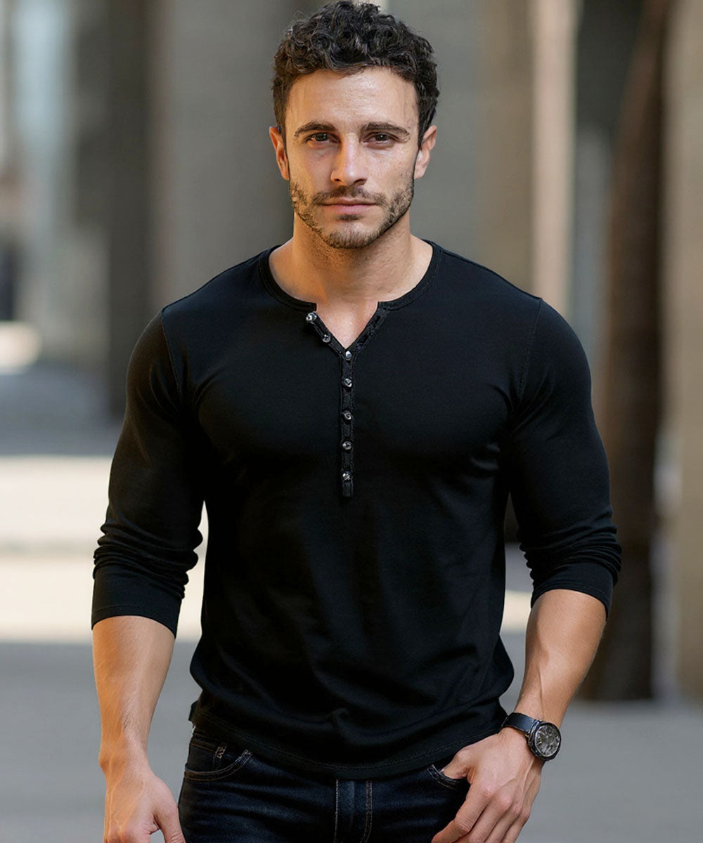 Iron Shell Tee Henley