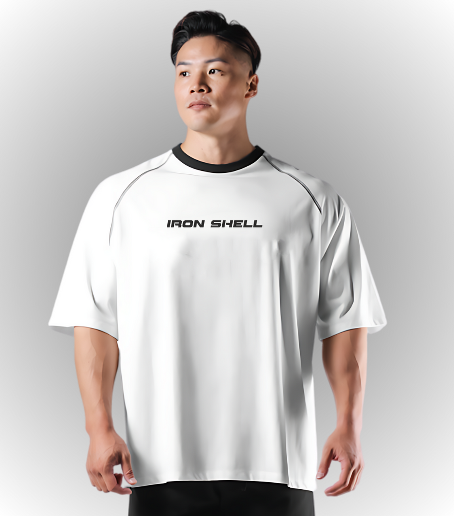 Piping Stitch Oversized T-Shirt – THE IRON SHELL