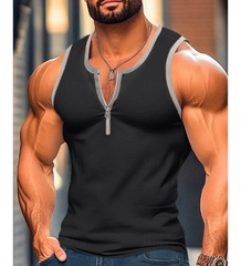 Iron Shell Zipper Tank