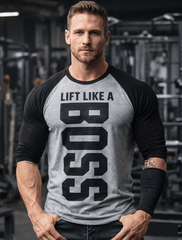 Lift Like a Boss Workout Gym T-Shirt