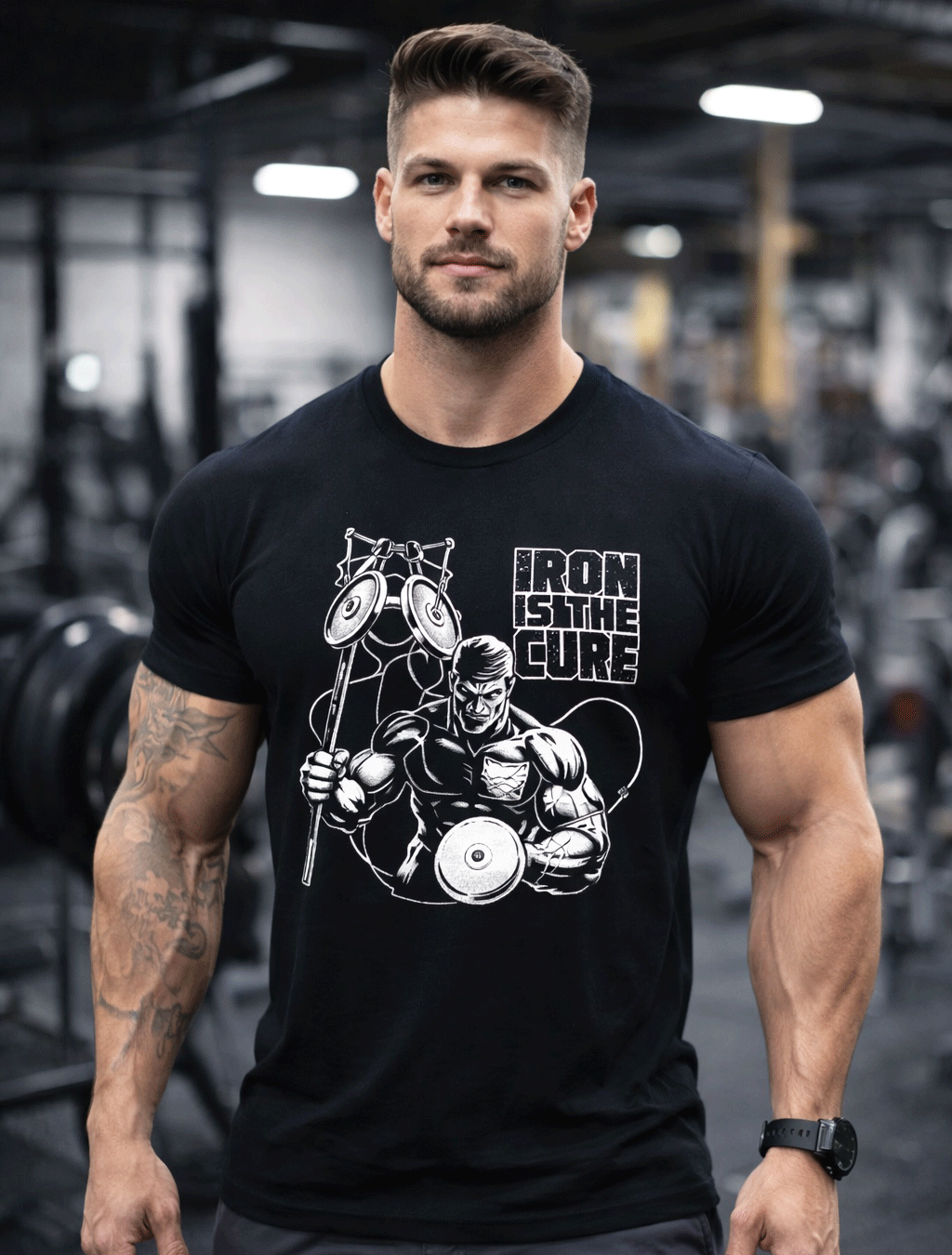 Iron Is the Cure Power Tee