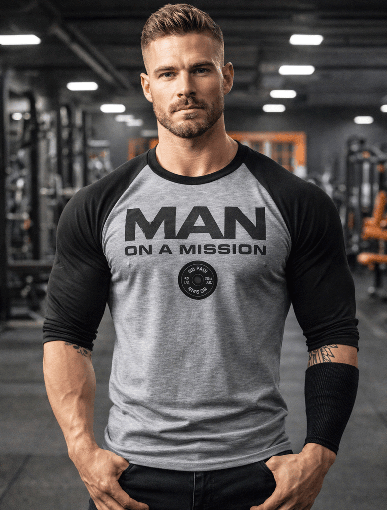 Man on a Mission Gym T-Shirt – THE IRON SHELL