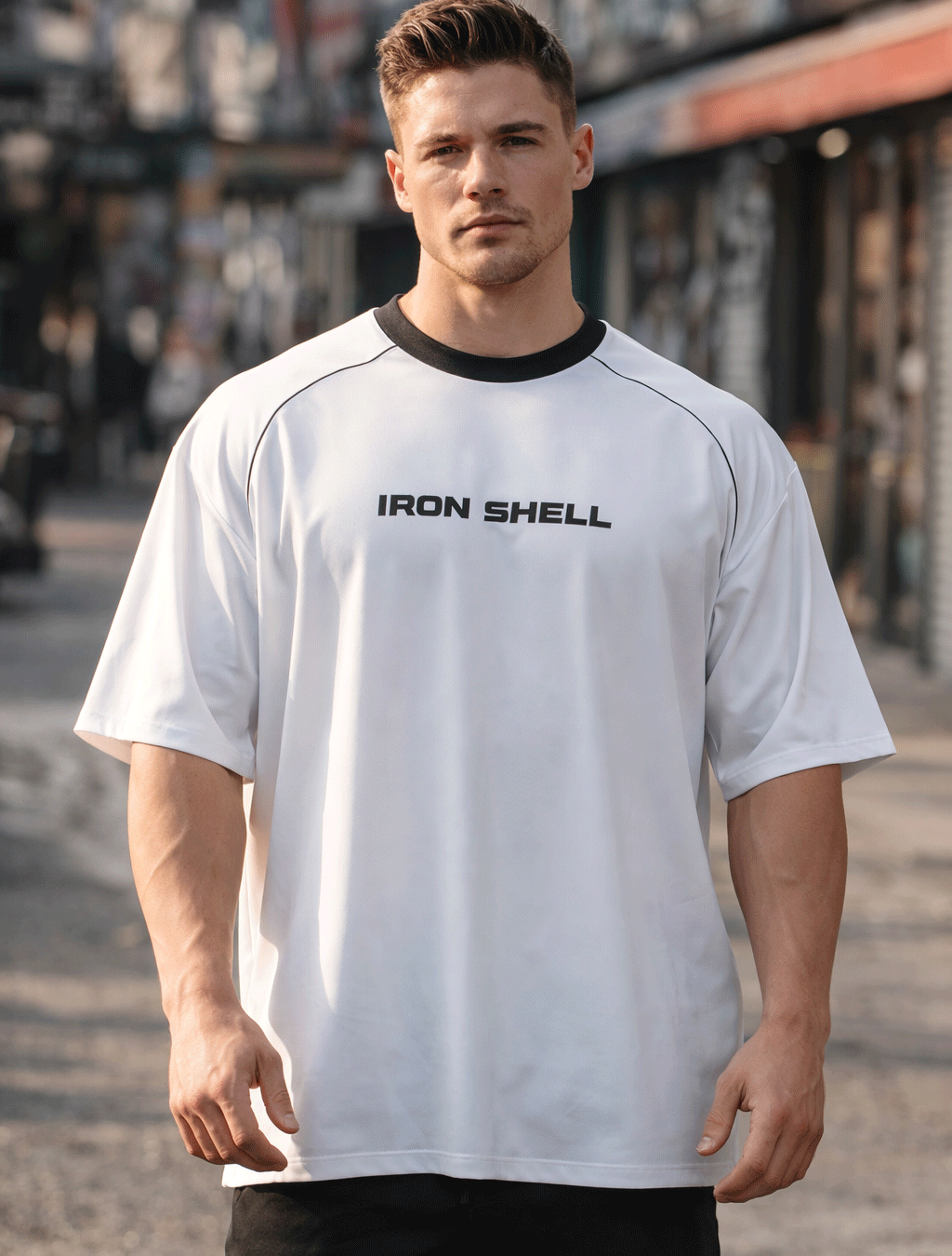 Piping Stitch Oversized T-Shirt
