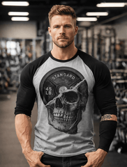 Skull Plate Workout Gym T-Shirt
