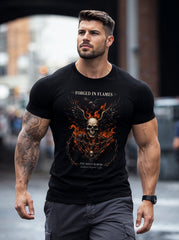 Forged in Flames Skull Tee