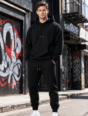 Black Hoodie's & Jogger Set