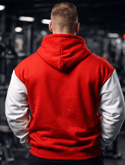 Retro Pump Cover Red Hoodie