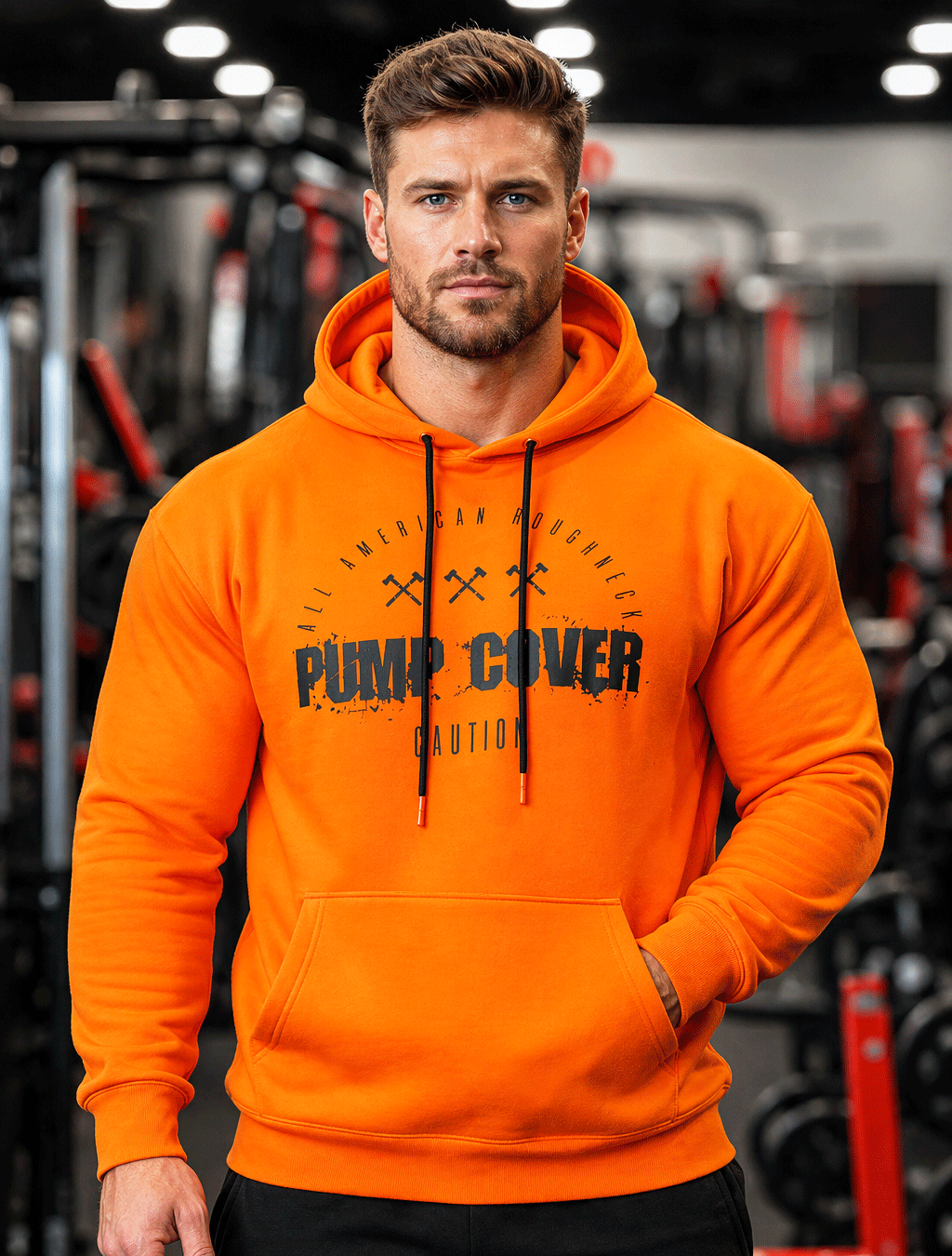 Iron Shell Pump Cover Hoodie