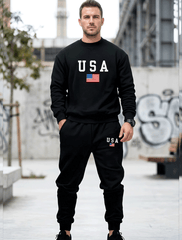 USA Sweatshirt & Jogger Set